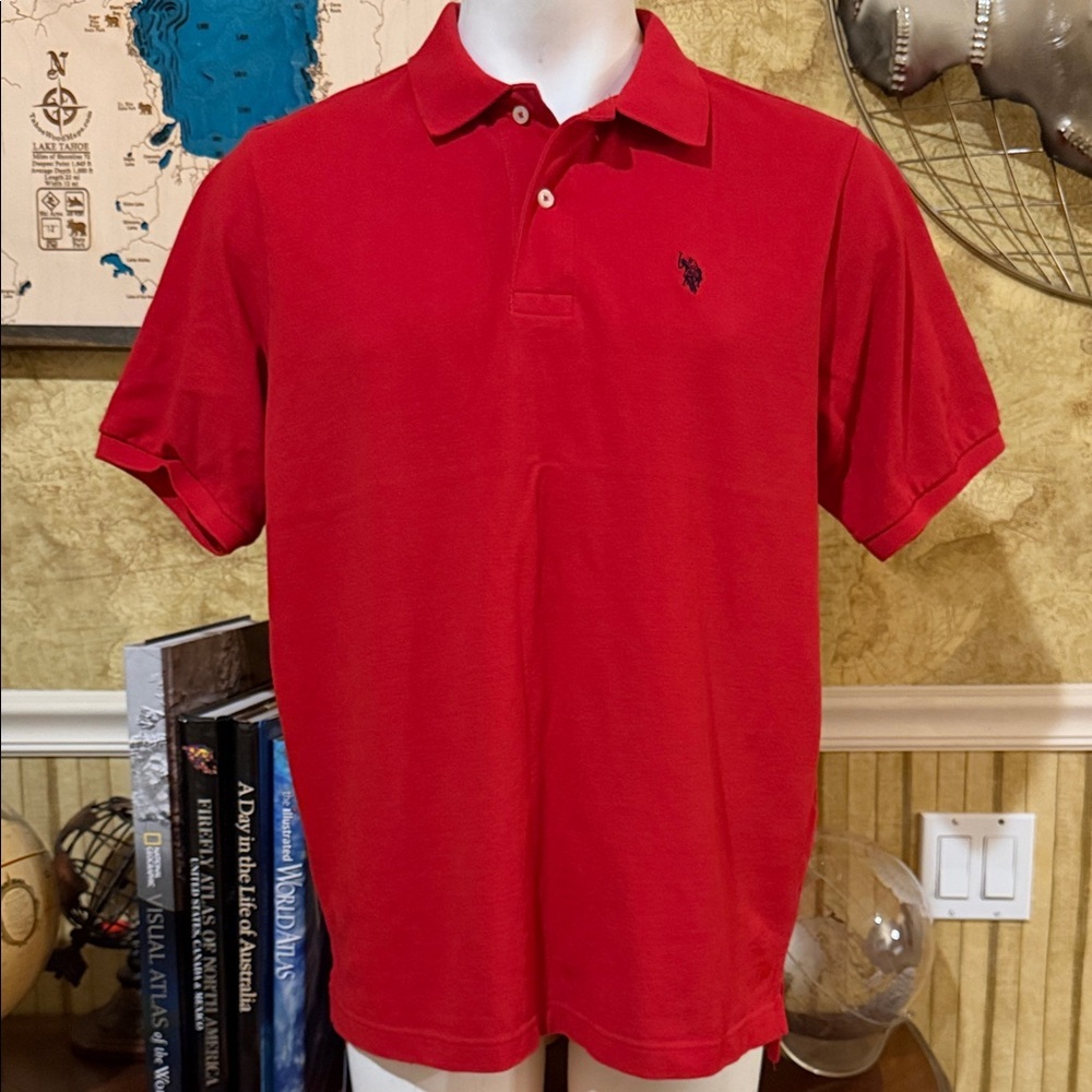 U.S. Polo Assn. Classic Red Polo Shirt. XXL